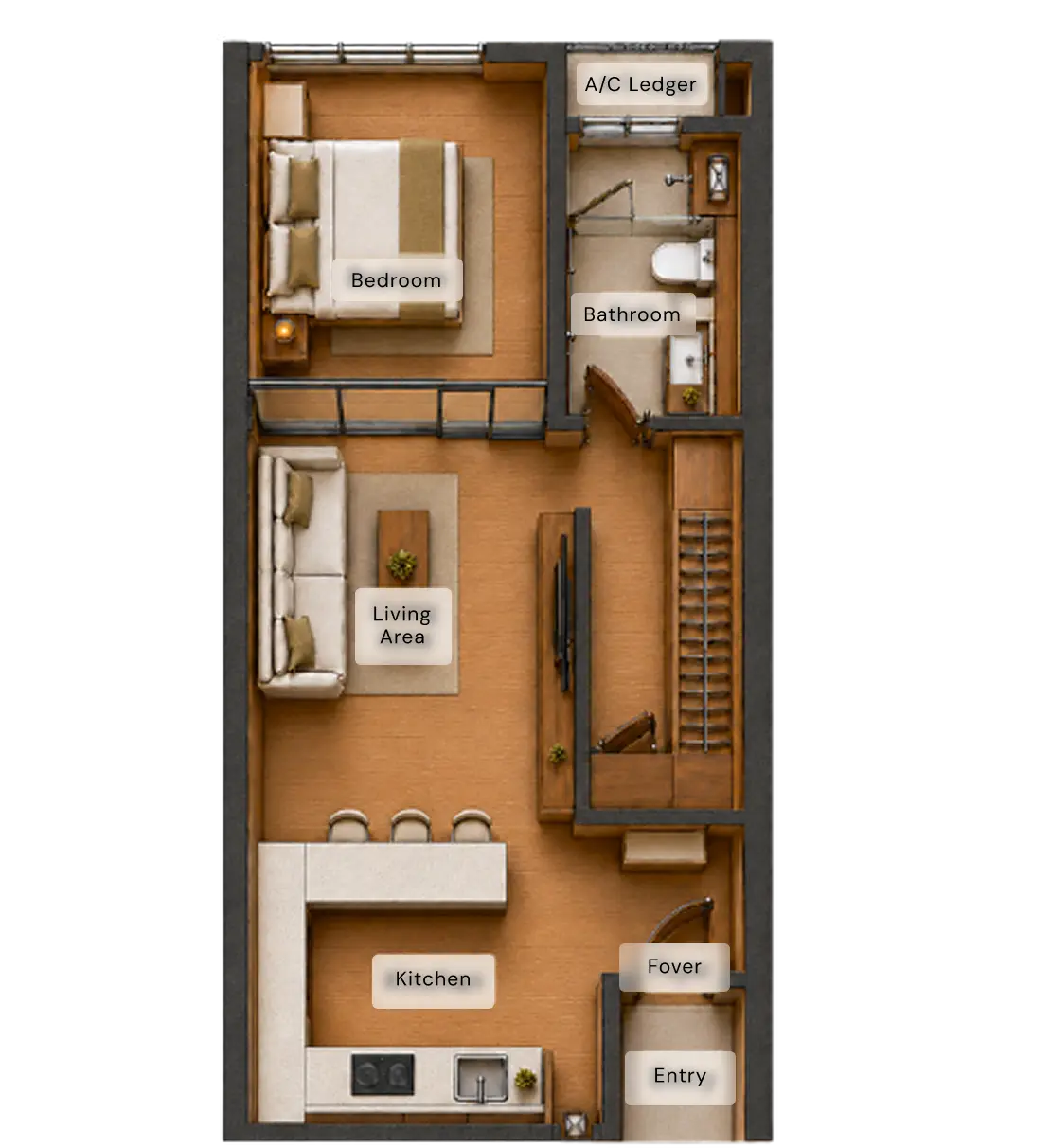 Type A Floor Plan 1